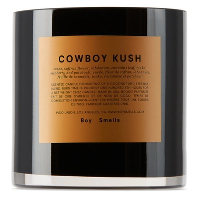 Boy Smells Cowboy Kush Magnum Candle, 27 oz In Orange