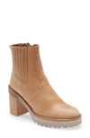 Free People James Chelsea Boot In Almond Leather