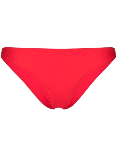 More Joy Logo Patch Bikini Bottoms In Rot