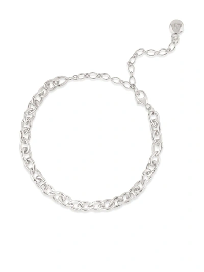 Dinny Hall Silver Raindrop Small Link Chain Bracelet