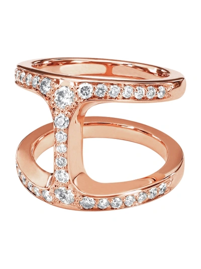 Hoorsenbuhs Dame Phantom Diamond Ring Rose Gold