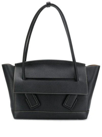 Bottega Veneta Arco 48 Leather Tote Bag In Black