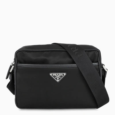Prada Black Re-nylon Messenger Bag