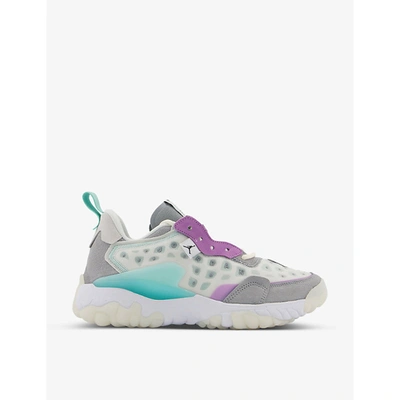 Jordan Delta 2 Mens Sneaker Trainer Athletic And Training Shoes In Platinum Smoke Lilac