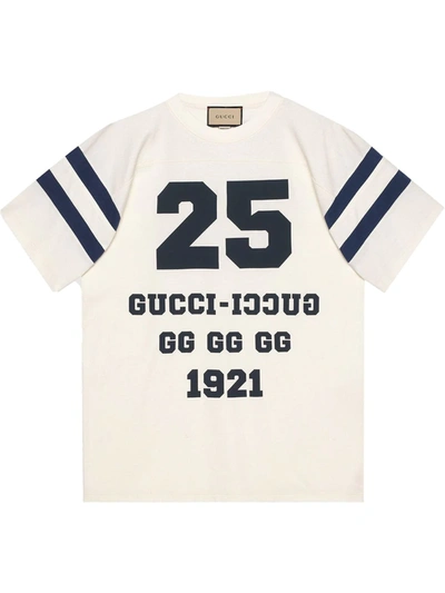 Gucci Logo-print Cotton T-shirt In Weiss