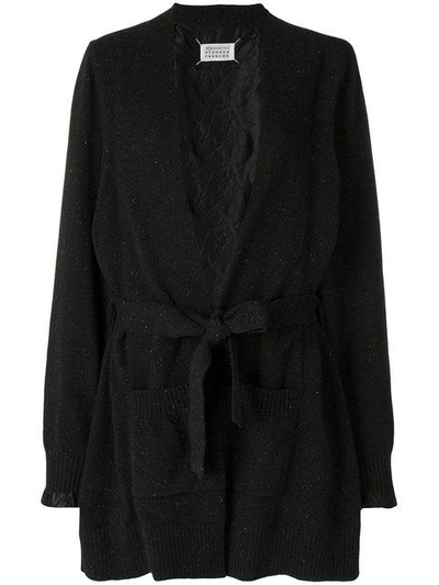 Maison Margiela Robe Cardigan In Black