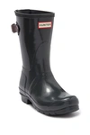 Hunter Original Short Adjustable Back Gloss Waterproof Rain Boot