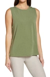 Zella Work For It Easy Tank Top In Green Urban