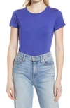 Halogenr Short Sleeve Crewneck Tee In Blue Spectrum