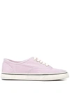 Re/done 70s Low-top Canvas Skate Shoes In Light Purple