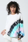 Electric & Rose Electric And Rose Neil Tie Dye Sweatshirt In Multicolour