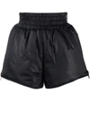 Red Valentino Black Tag Nylon Shorts W/side Zips