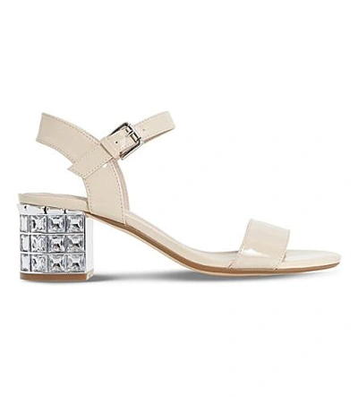 Jewelled block heel sandals best sale
