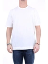 Drumohr Frost Short-sleeve T-shirt In Bianco