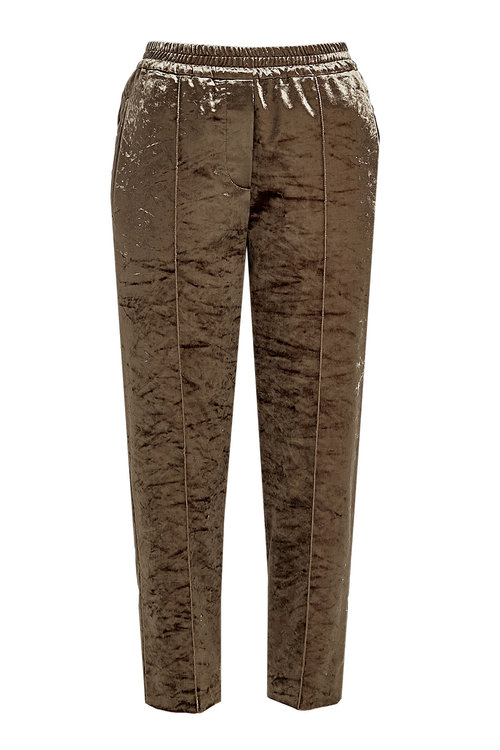 brunello cucinelli velvet pants