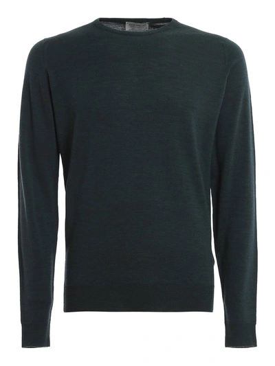 John Smedley Lundy Knitted Jumper In Green