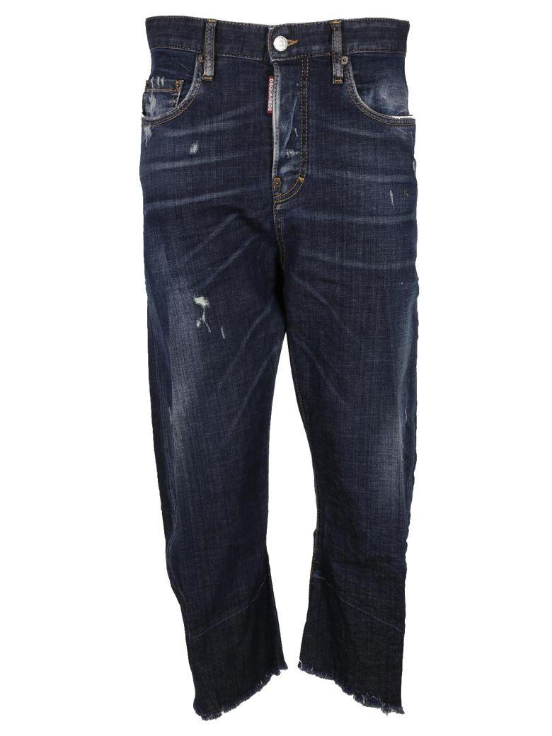 Dsquared2 Distressed Jeans In Blue | ModeSens