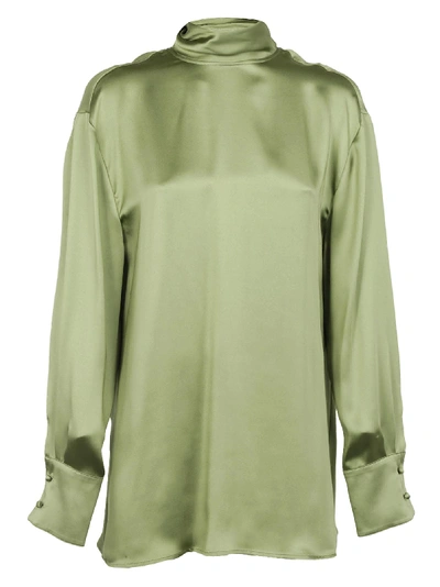 Valentino Long-sleeved Blouse In |verde