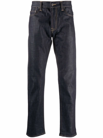 Carhartt Mid-rise Straight-leg Jeans In Blue