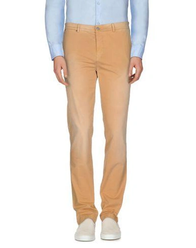 7 For All Mankind Casual Pants In Camel