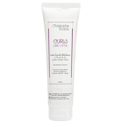Christophe Robin Luscious Curl Cream With Flaxseed Oil (5 Fl. Oz.) In White
