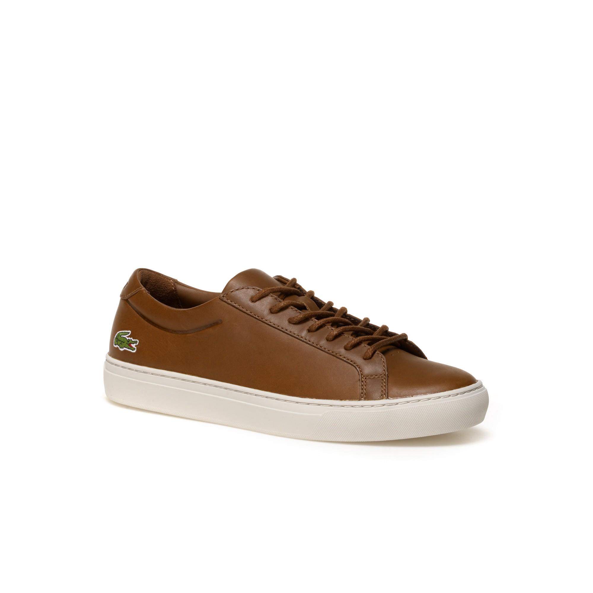 lacoste brown shoes