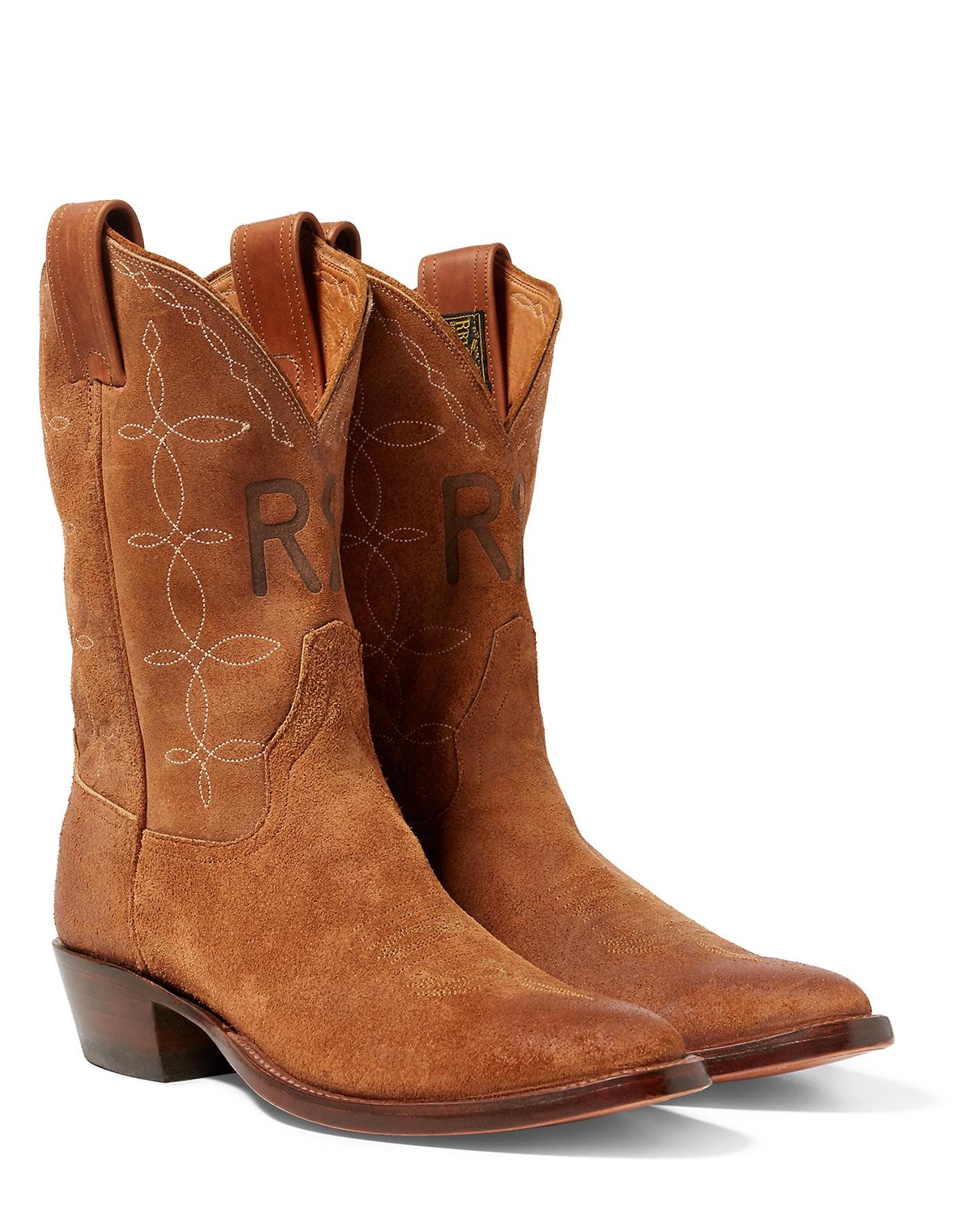 ralph lauren western boots
