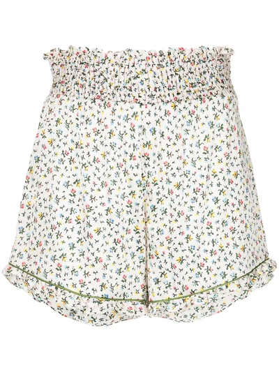 Morgan Lane Marta Confetti Floral Print Shorts In Multi