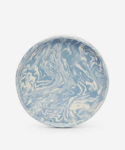 Henry Holland Studio Blue And White Side Plate In Blue/ivory