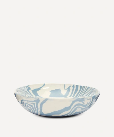 Henry Holland Studio Blue And White Large Salad Bowl In Blue/white