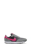 Nike Md Valiant Big Kids' Shoes In Dark Smoke Grey,light Smoke Grey,fuchsia Glow,hyper Pink