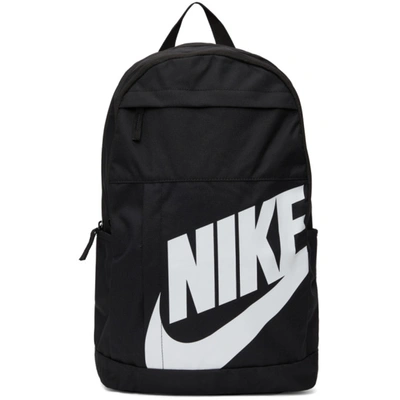 Nike Black Element Backpack In 010 Black/black/whit