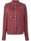 Ronald Van Der Kemp Multi-pocket Checked Shirt - Red