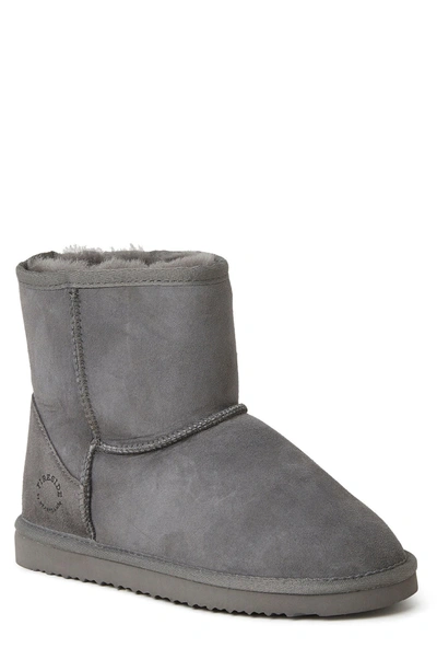 Dearfoams Rosebery 6" Genuine Shearling Pull-on Boot In Gray