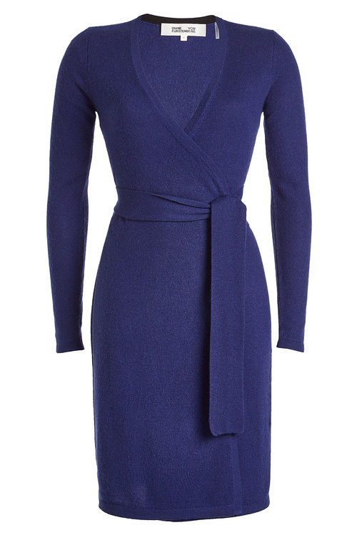 Diane Von Furstenberg Cashmere Wrap Dress In Purple | ModeSens