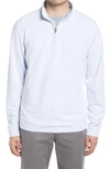 Peter Millar Crown Comfort Ottoman Quarter Zip Pullover In White