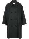 Isabel Marant Étoile Flicka Coat In Grey