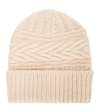 Isabel Marant Seal Wool-blend Knit Hat In Neutrals