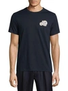 Moncler Maglia Cotton Tee In Dark Navy