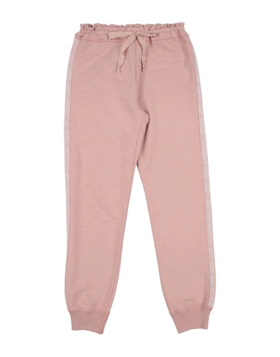 Babe And Tess Kids' Casual Pants In Pastel Pink