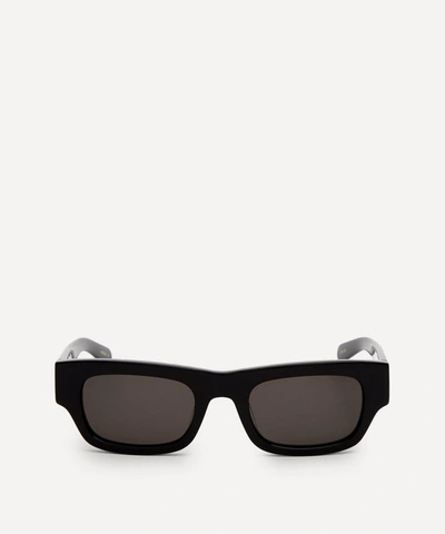 Flatlist Frankie Solid Black Sunglasses In Solid Black/solid Black