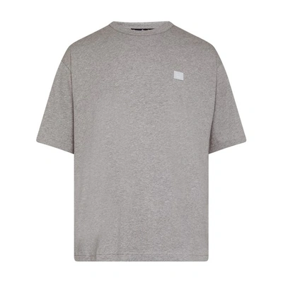 Acne Studios Exford X Face T-shirt In Grey