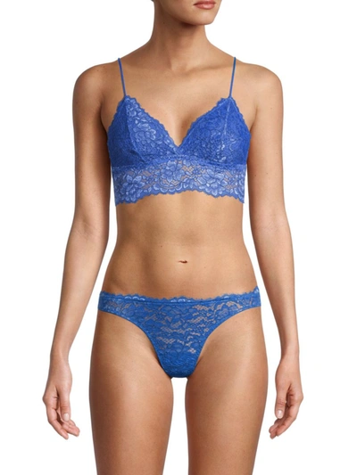 Cosabella Women's Pret Lace Bralette In Zafiro/reg Purple