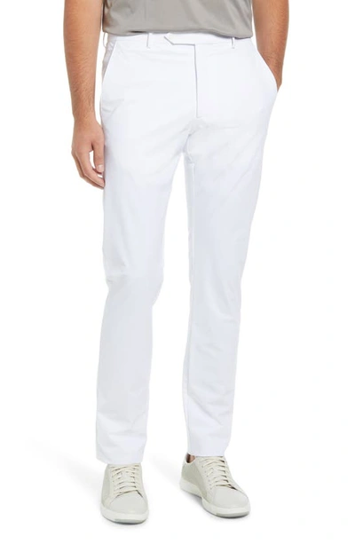 Zanella Active Stretch Flat Front Pants In White