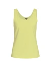 Nic + Zoe Perfect Scoop Tank Top In Kiwi