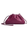 Bottega Veneta Mini The Pouch Leather Clutch In Cinnabar Gold