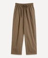Co Elastic Waist Drawstring Pant In Taupe
