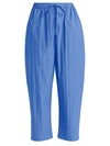 Co Elastic Waist Drawstring Pant In Oxford Blue