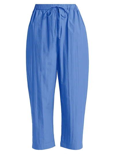 Co Elastic Waist Drawstring Pant In Oxford Blue