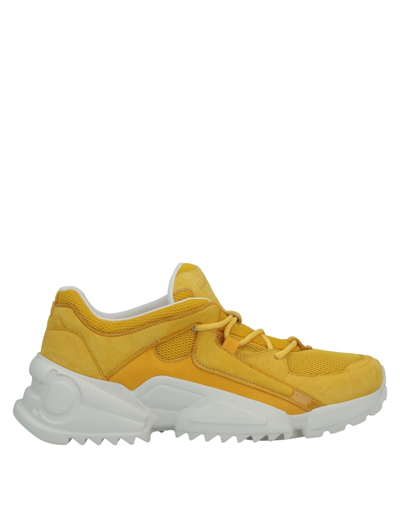 Ferragamo Sneakers In Yellow